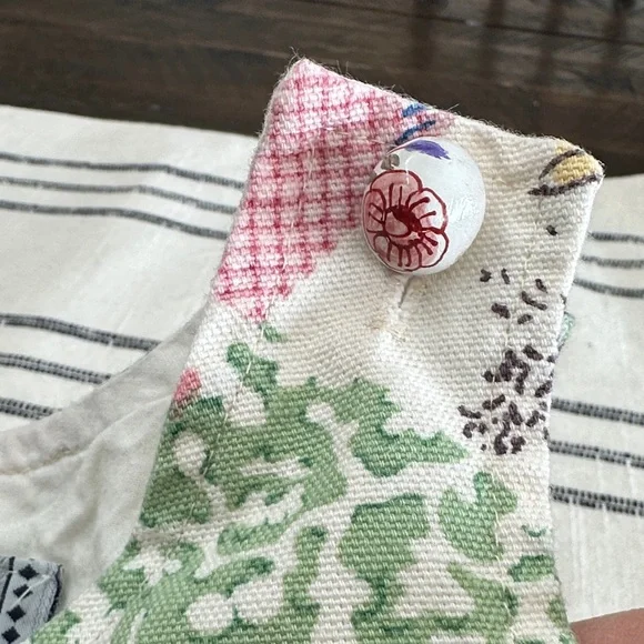 Floral Patchwork Kids Casual bubble Dress boutique sz 3-6 month - Picture 3 of 6